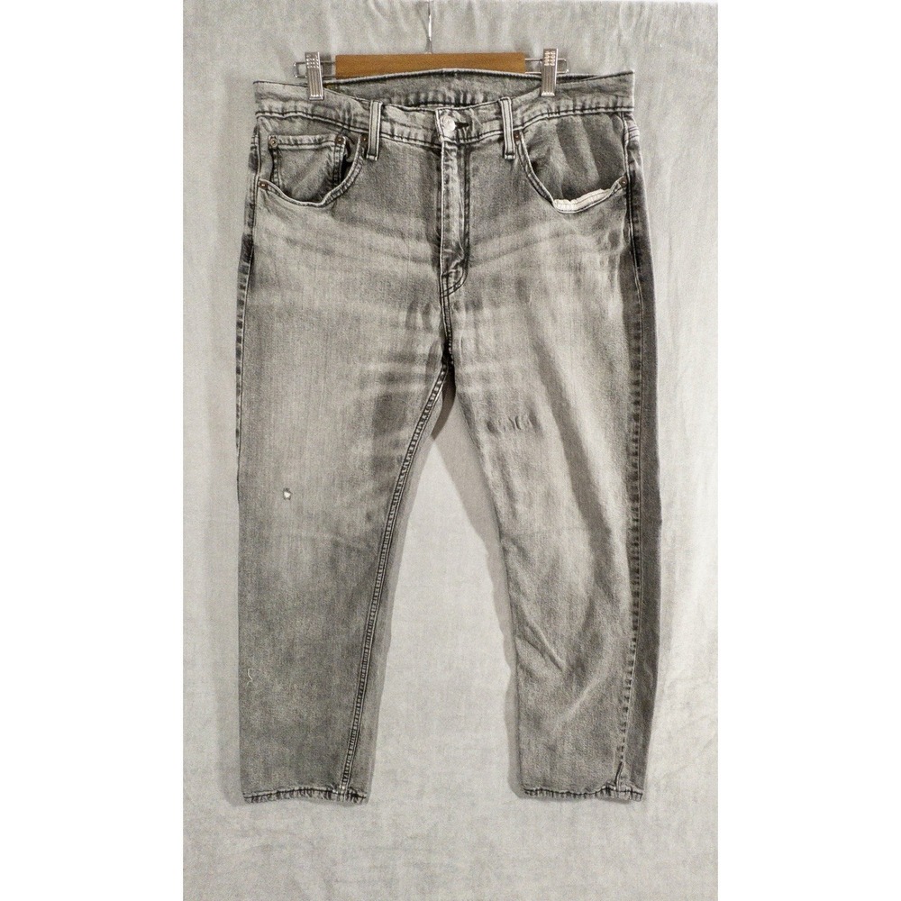 Levis Slim Fit Black Jeans Mens 36x32 Levi's Denim‎ *Belt Tag Removed*
